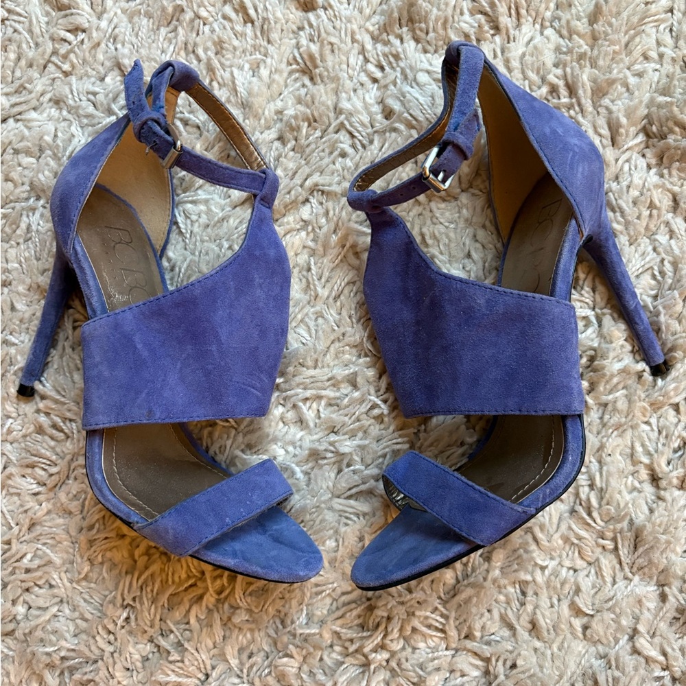 BCBG Paris Sapphire Suede Women's Heel Sandals